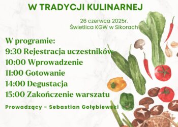 Warsztat kulinarny w ramach Mazowieckich Dobrych Praktyk Tradycji Kulinarnych.